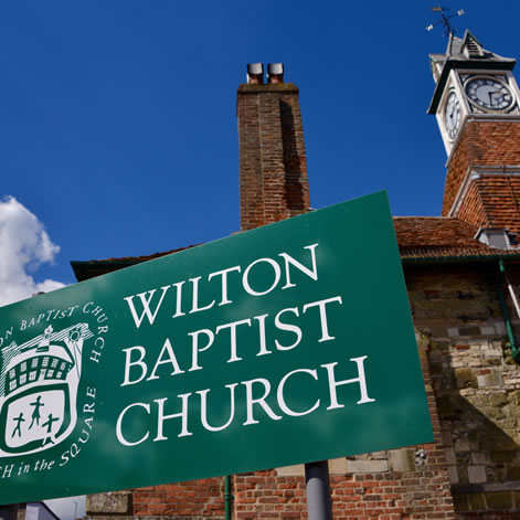 Wilton Baptist Church - Church sign